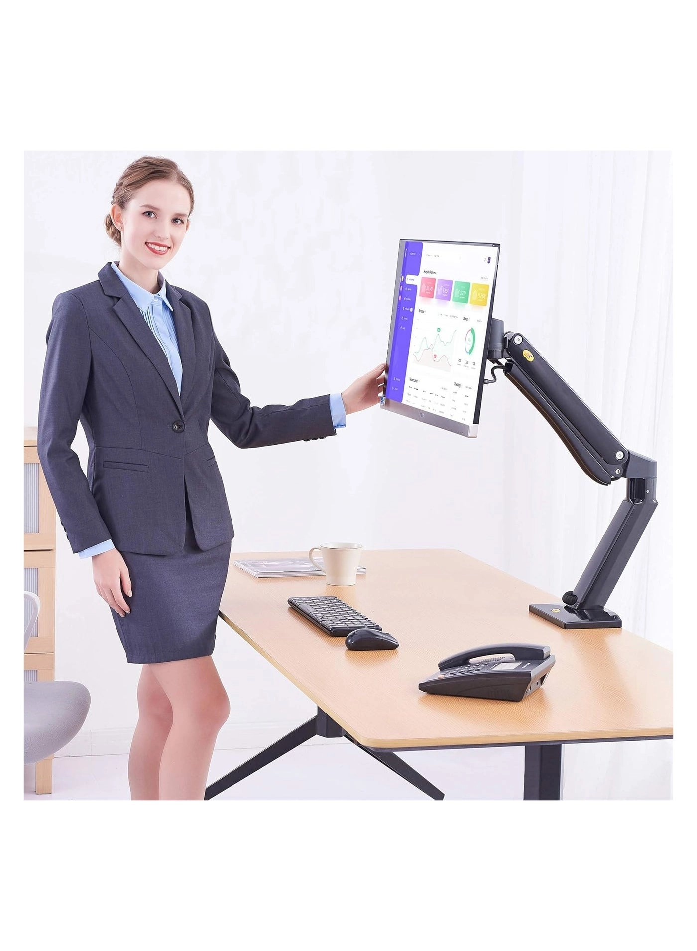 F45-B - 24"-42" 75 x 75 mm 100 x 100 mm