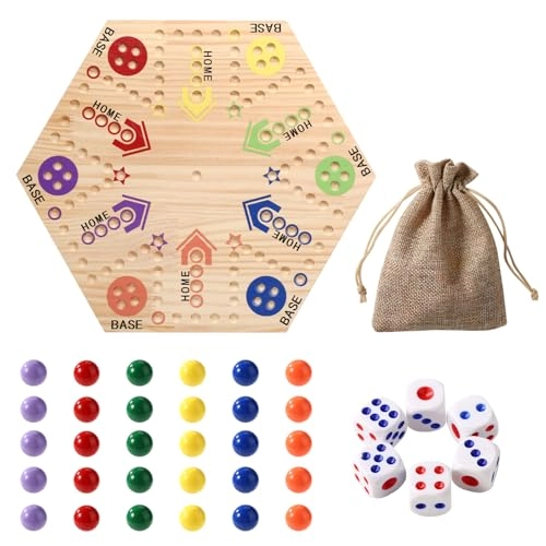 Marble Board Game - English, Farsi, Swedish 3 years and up 38 Pieces