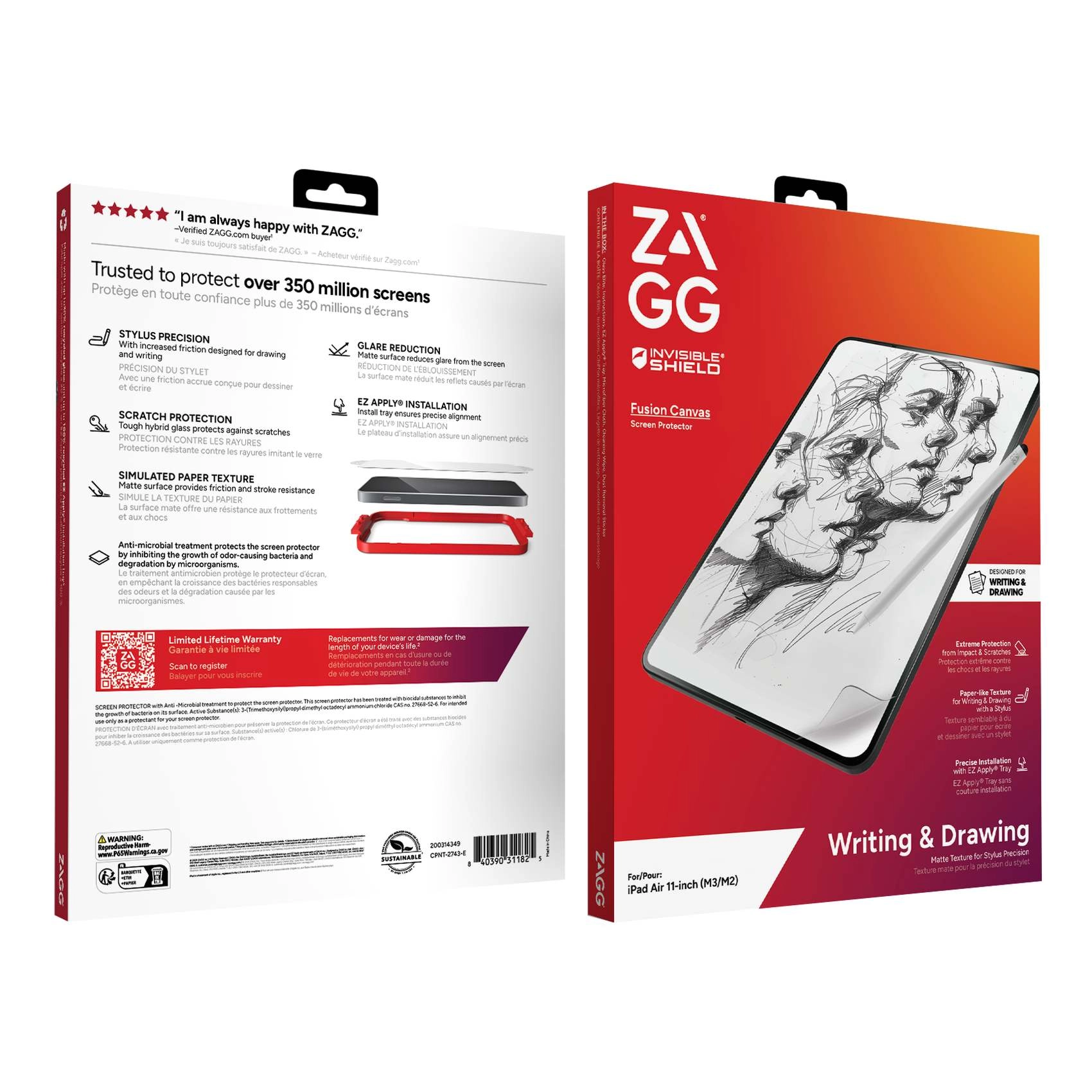 Canvas Screen Protector for Apple iPad Air 11 (M3/M2)