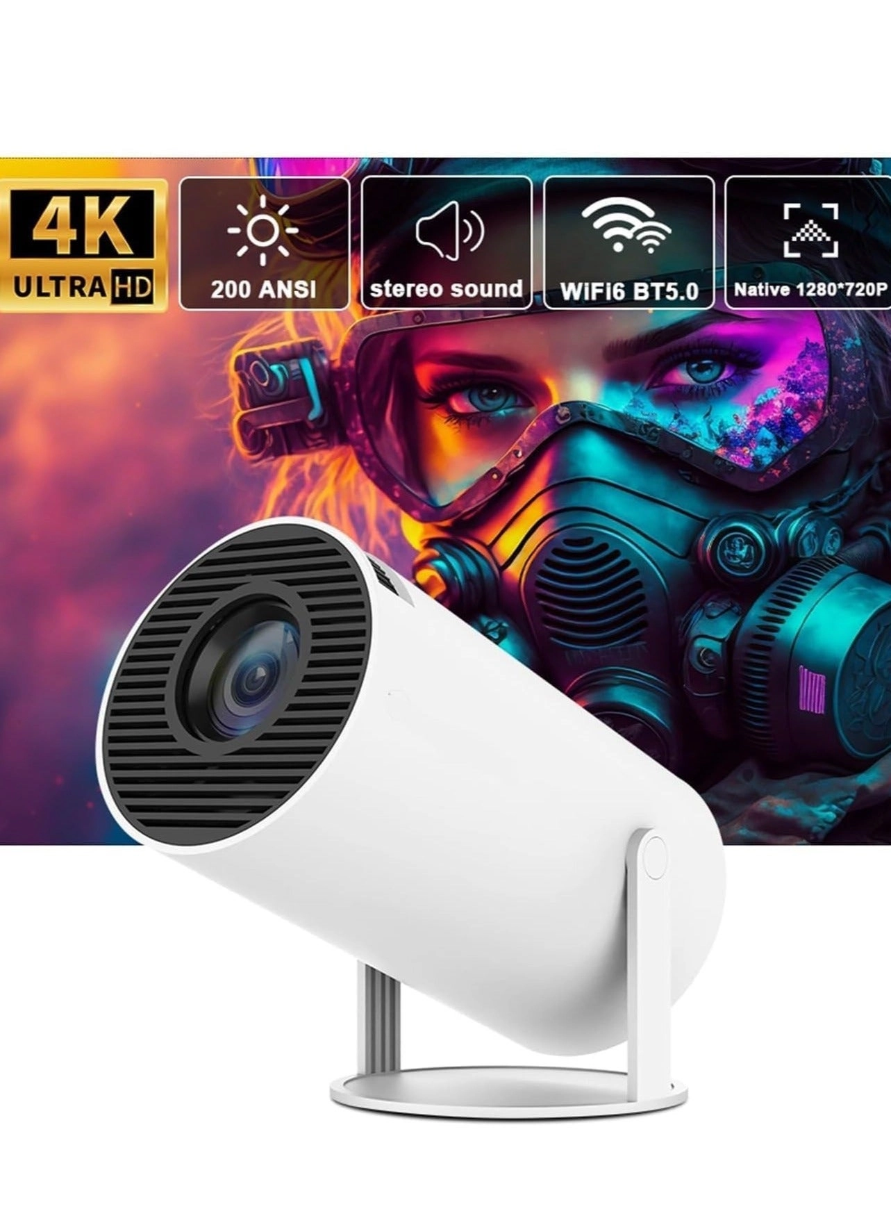 Mini Portable Projector 200 ANSI