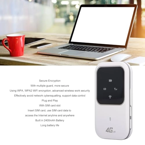4G LTE Portable WiFi Router - 4G/3G LTE 802.11 b/g/n 300Mbps