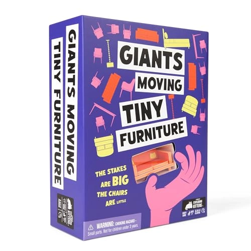 Exploding Kittens Giants Moving Tiny Furniture - Ages 7