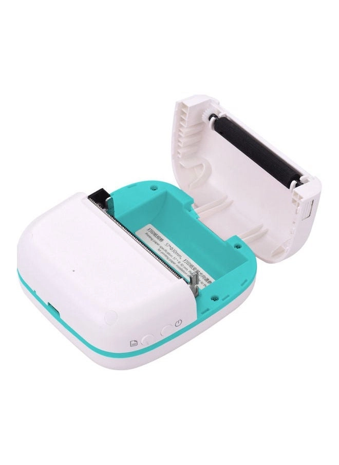 Wireless Mini Photo Printer White/Green