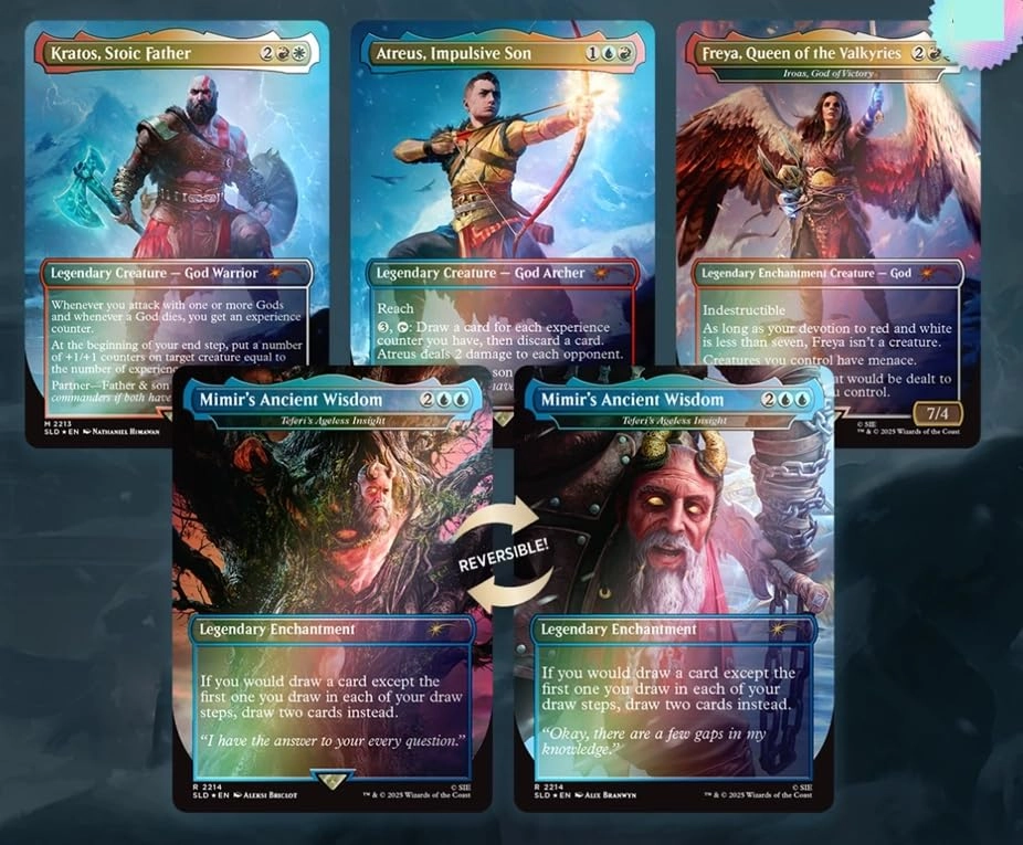 Magic TCG Secret Lair x God of War: Norse (Foil Edition) - 4pcs