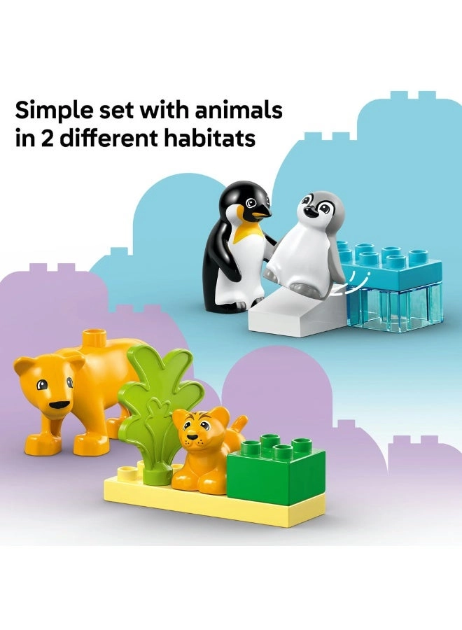 Wild Animal Families: Penguins & Lions (6518545) 10 pcs