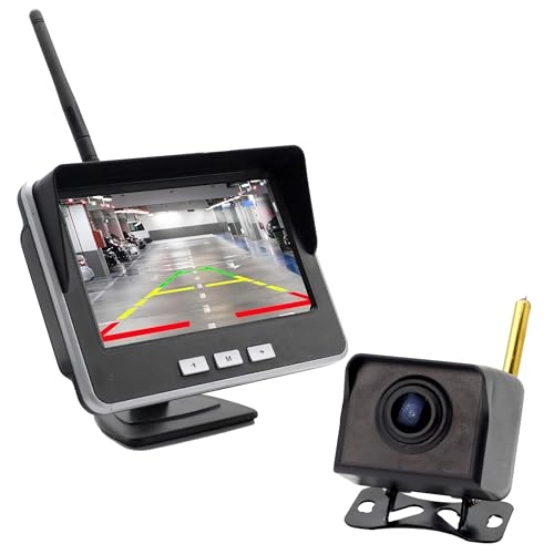AHD IPS Monitor Mini Vehicle Backup Camera System - Night vision Wireless 720P