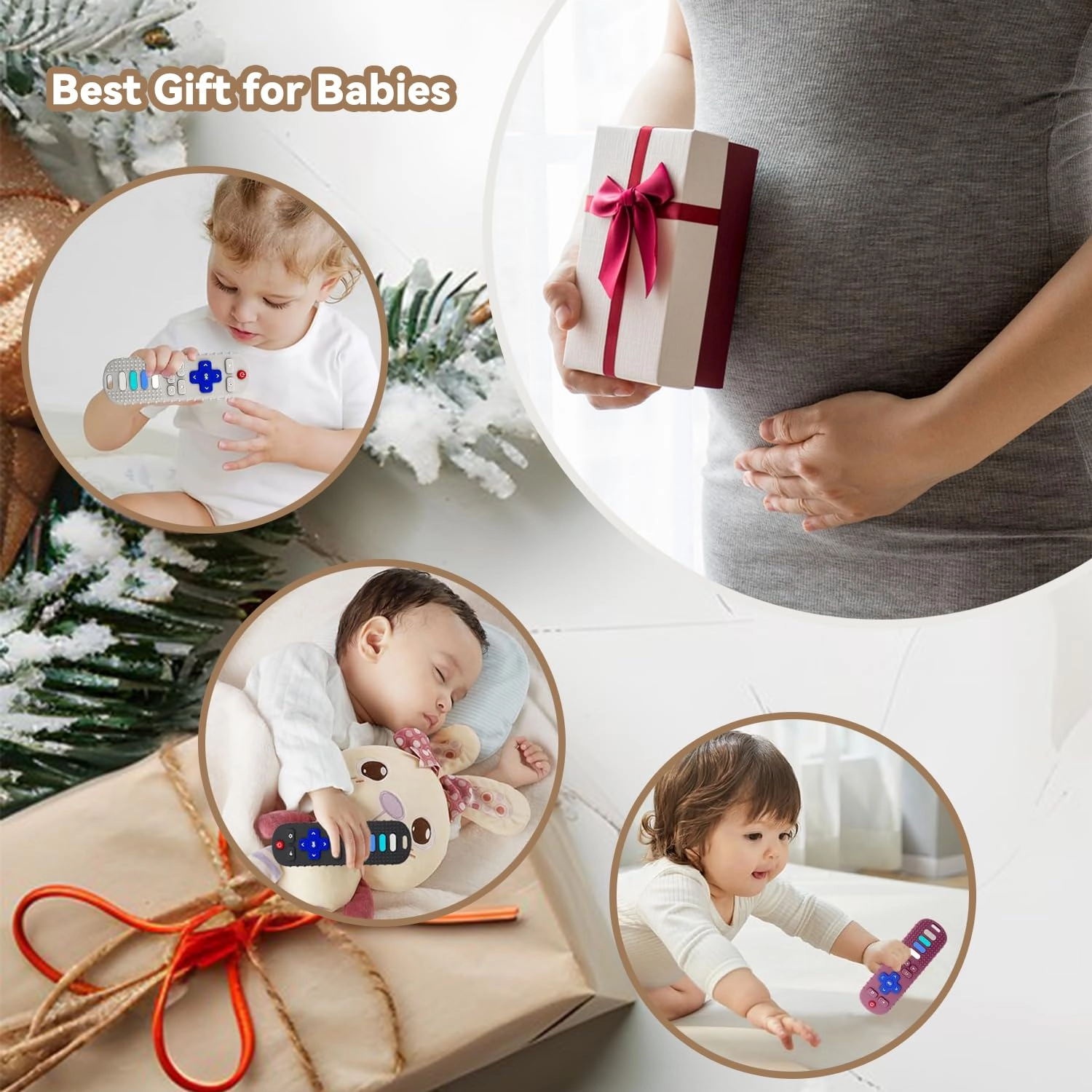 3 Pack Remote Control Shape Teethers - Silicone