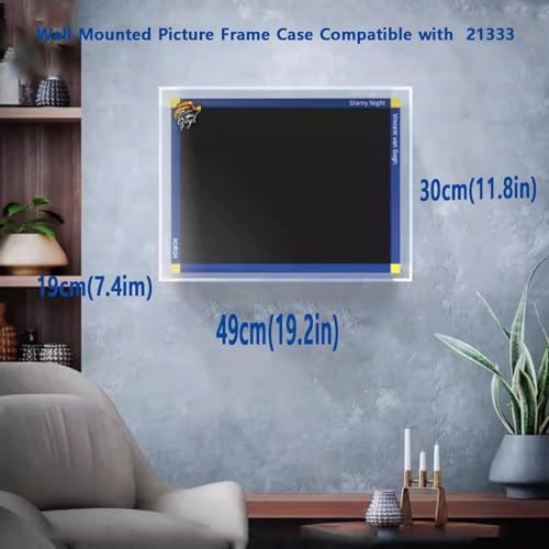 Acrylic Display Case for LEGO 21333 Starry Moon Night - 3mm thickness