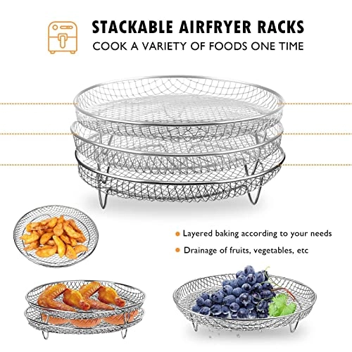 Air Fryer Rack - Stainless steel 3 piece(s)