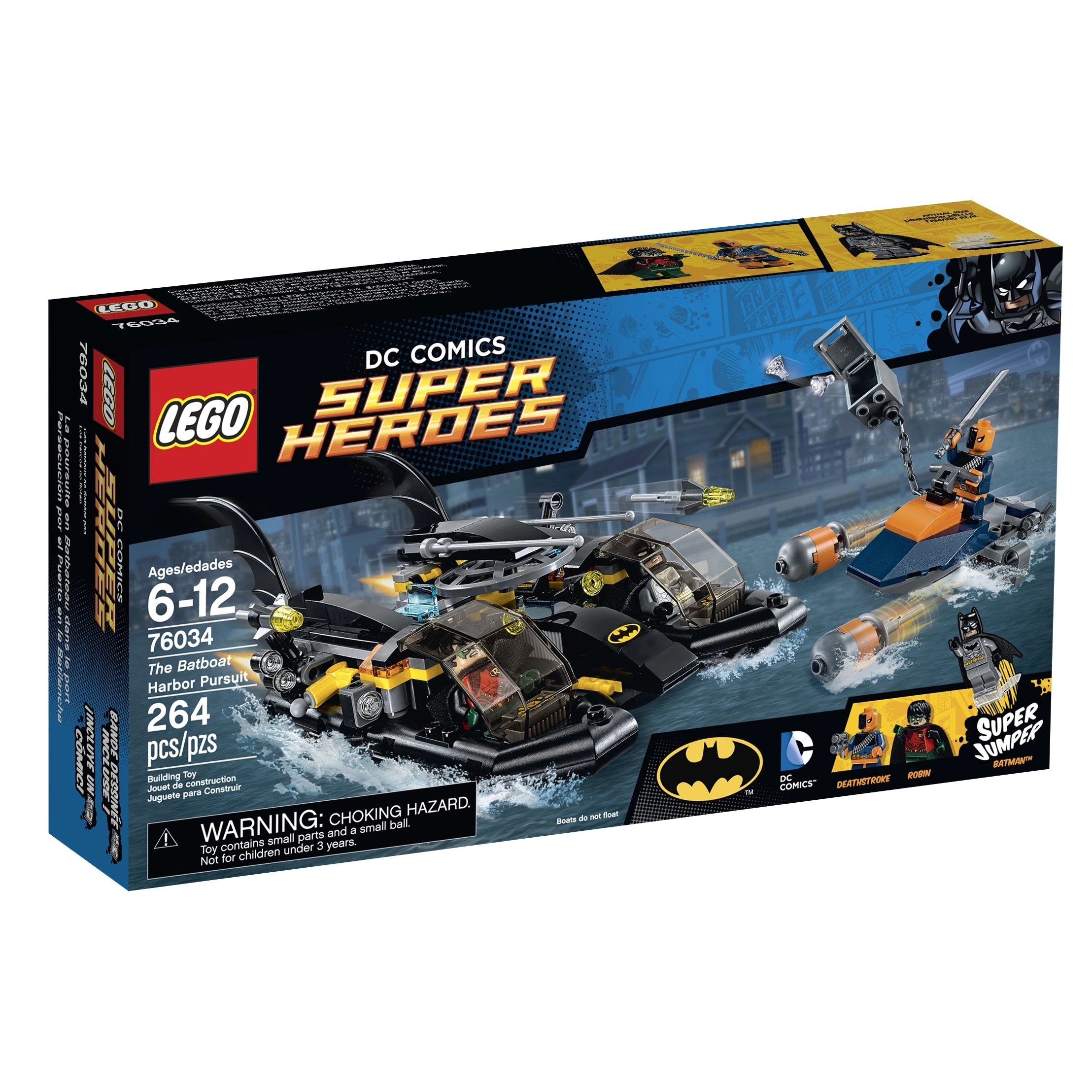 LEGO 76034 the Batboat Harbor Pursuit - Super Heroes