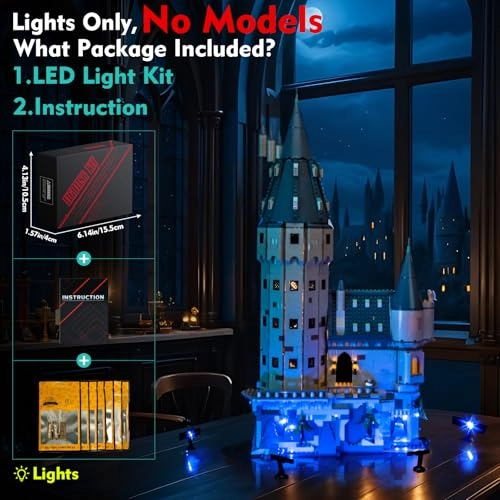 Light kit for LEGO Hogwarts Castle 76454