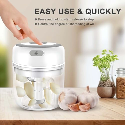 Electric Garlic Chopper - 250ML Wireless