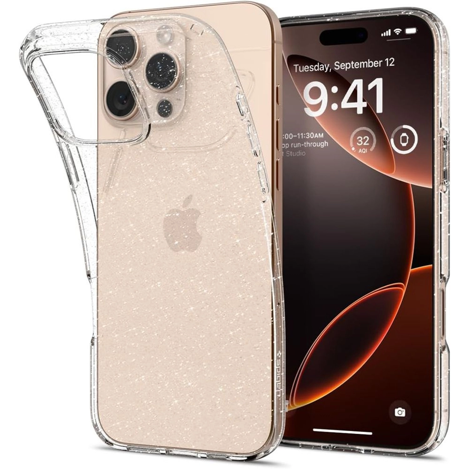 Liquid Crystal Clear Case for iPhone 16 Pro