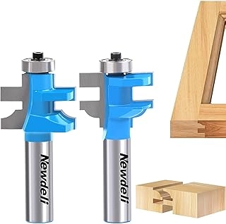 Architectural Molding Router Bit Set - 1/2-Inch 5 PCS