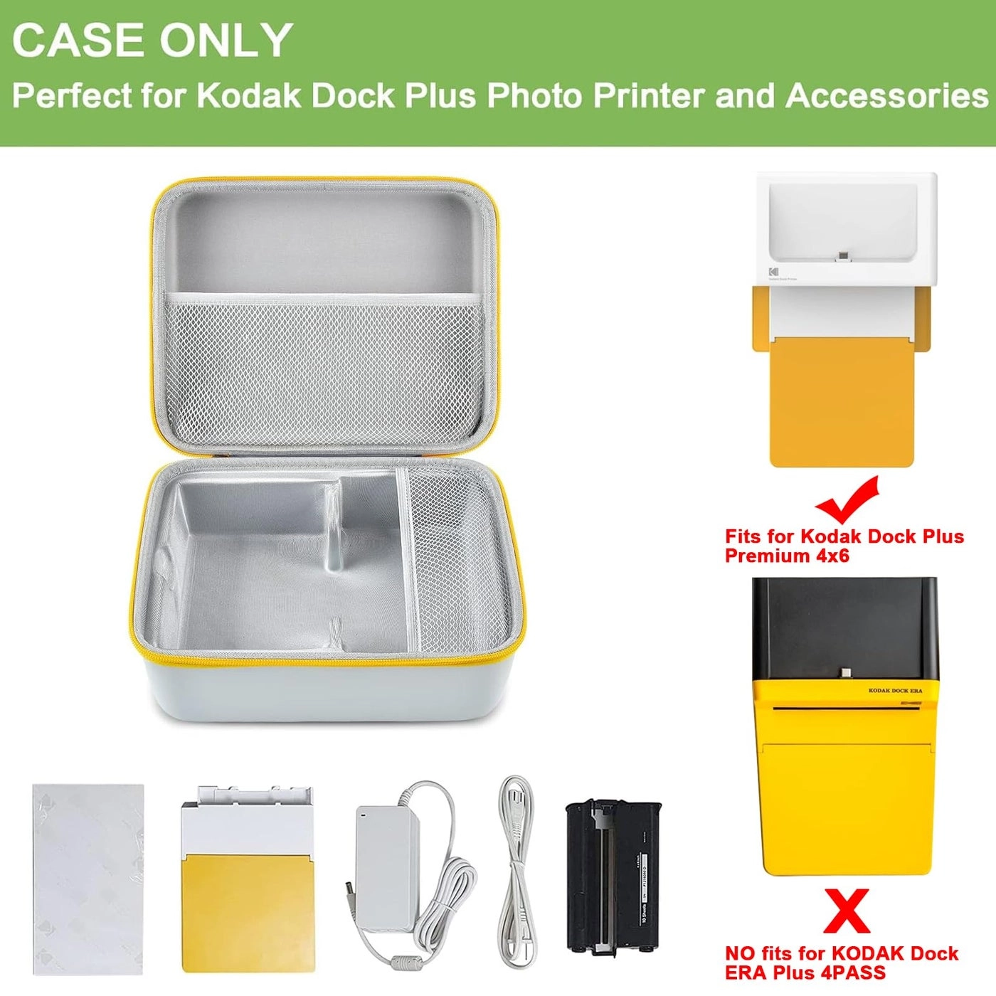 Case for KODAK Dock Plus 4PASS - 4x6 inches