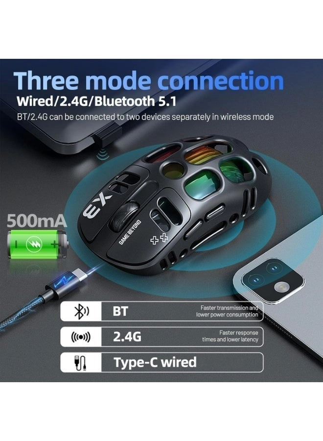 X3 Tri-Mode Gaming Mouse - Wireless
