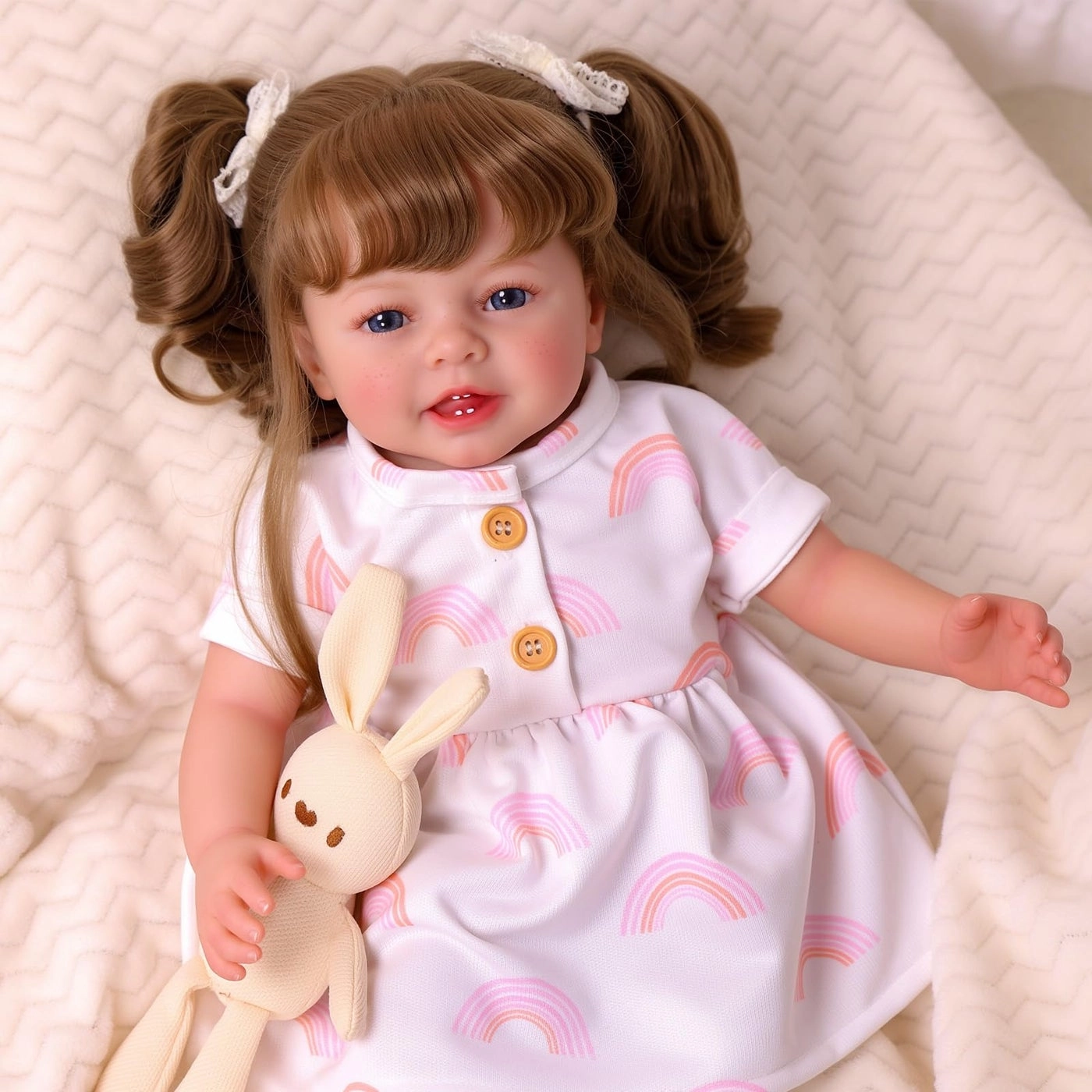 Bemi Reborn Baby Doll - 20 Inch Cloth Body Ages 3+