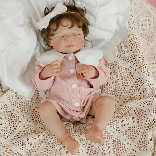 Pascale Reborn Baby Doll - 18 inch Vinyl sleeping Ages 3+