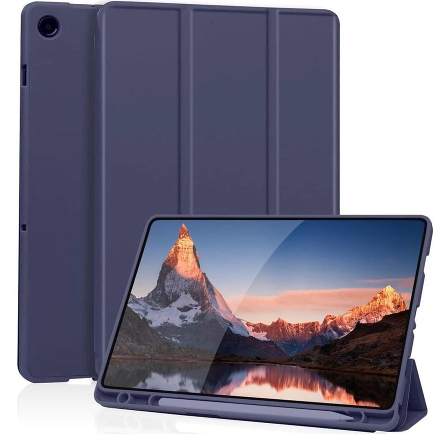 Protect Tri-Fold Stand Case with Pen Slot for Samsung Galaxy Tab A9