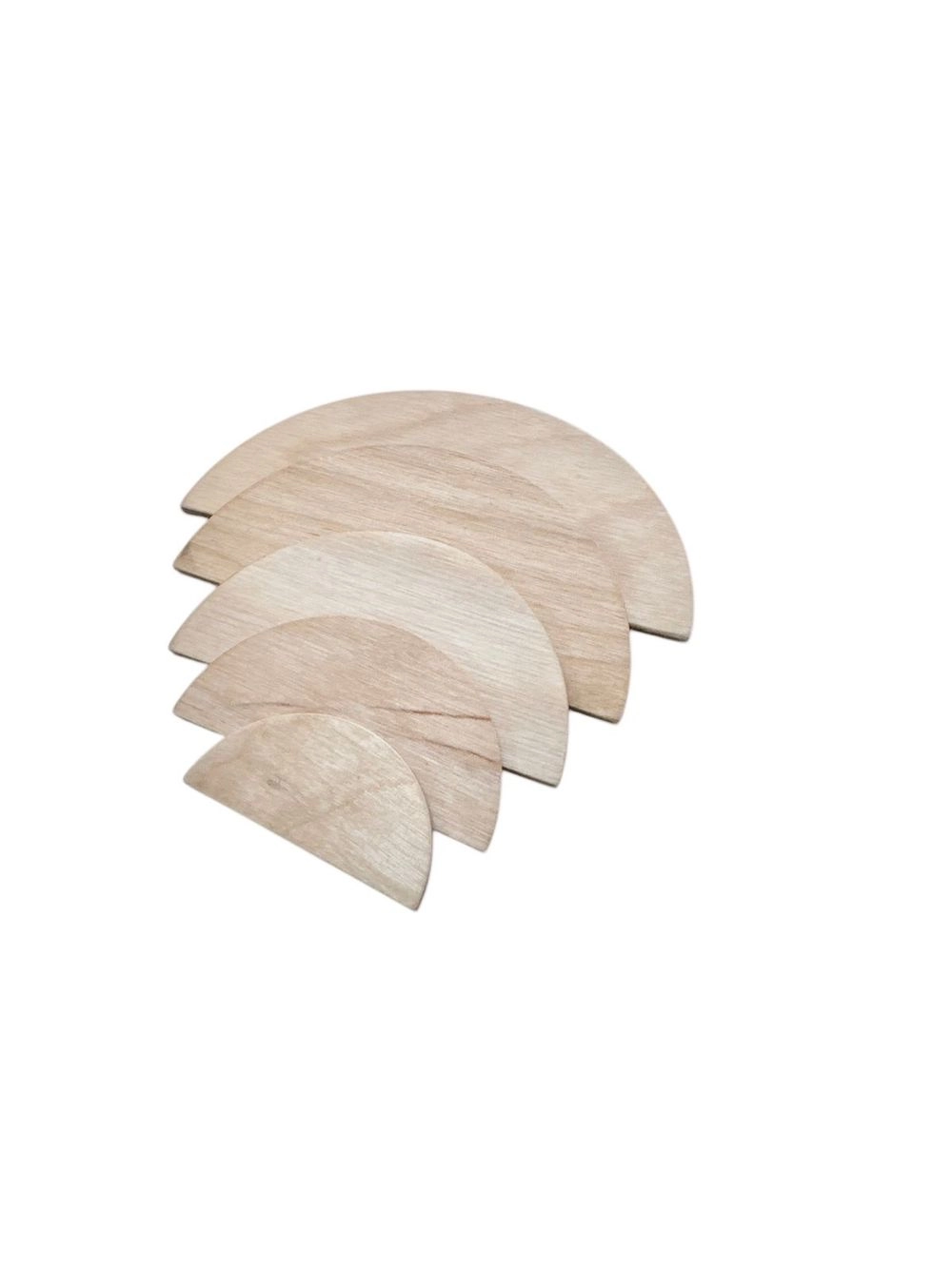 Wooden Grading Semicircles - Suitable for 2 years and above 5 pieces
