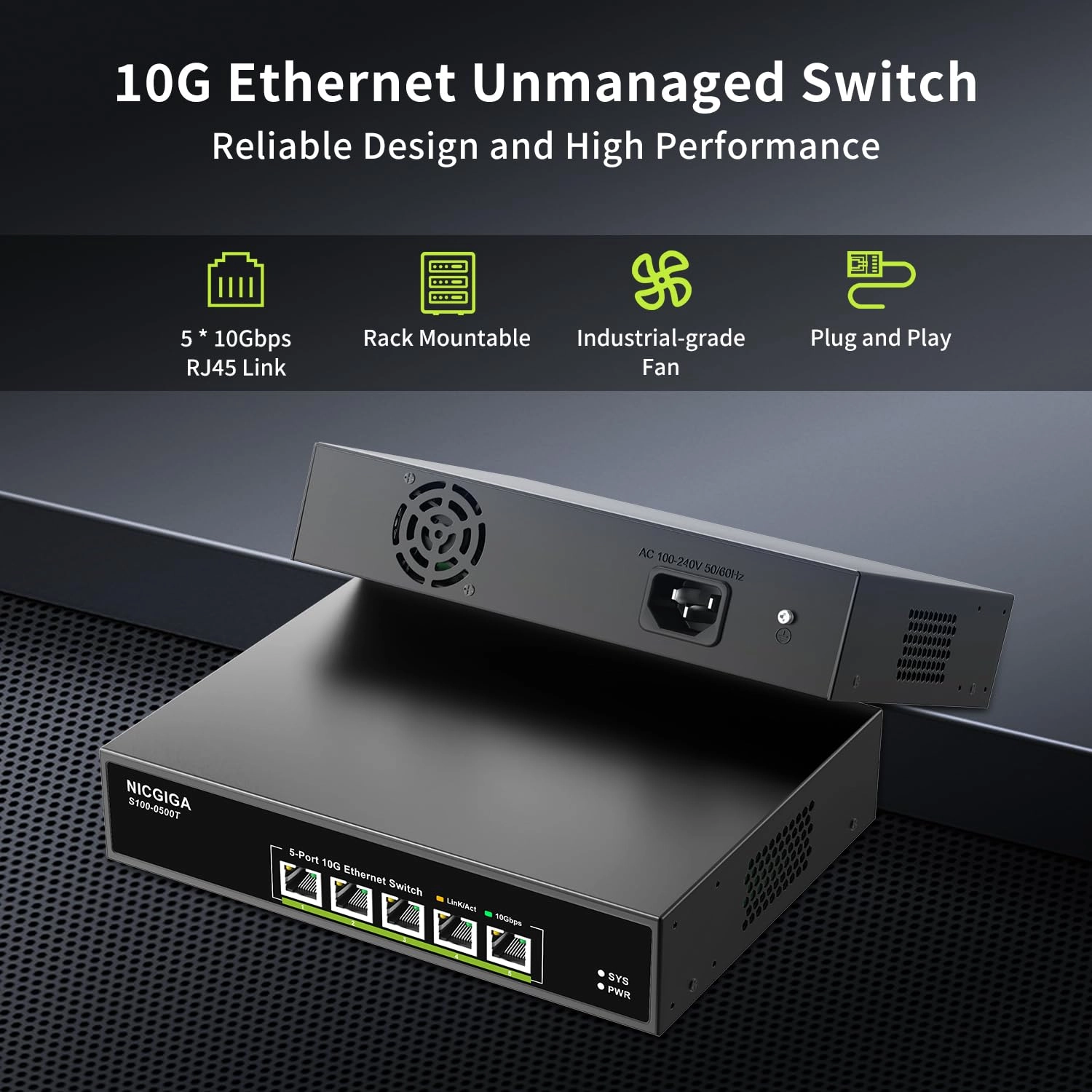 S100-0500T 5-ports