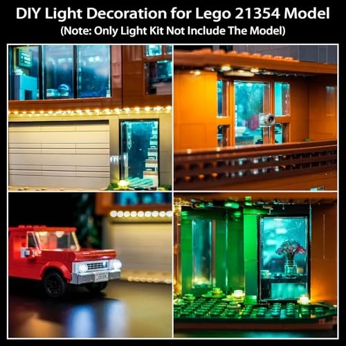 LED Lighting Kit for LEGO Twilight The Cullen House 21354 - ABS