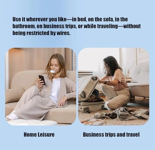 U-Shaped Toothbrush - Electric Toothbrush 360° Teeth Whitening LED Light