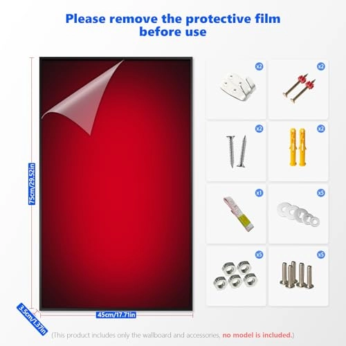 Display Wallboard Wall Mount for LEGO Technic Ferrari SF-24 F1 Car 42207 - 75X45cm