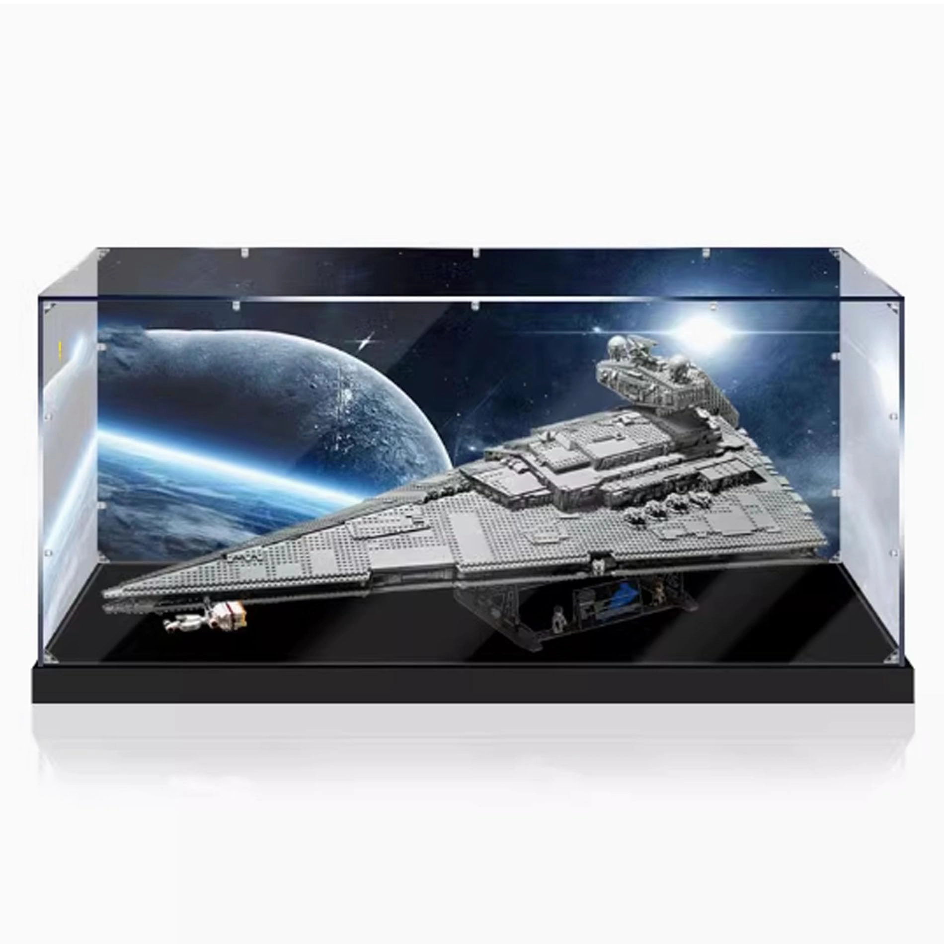 YUANZITIAN Display Case for LEGO 75252 Imperial Star Destroyer - Acrylic