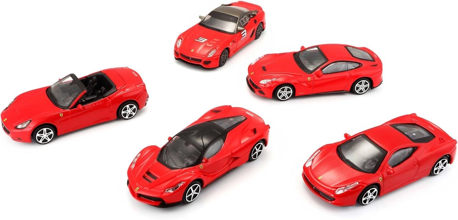 458 Speciale 1:64 + F40 Competizone + Challenge Stradle (Yellow) + 430 Scuderia + 599 Gto 5 Pack