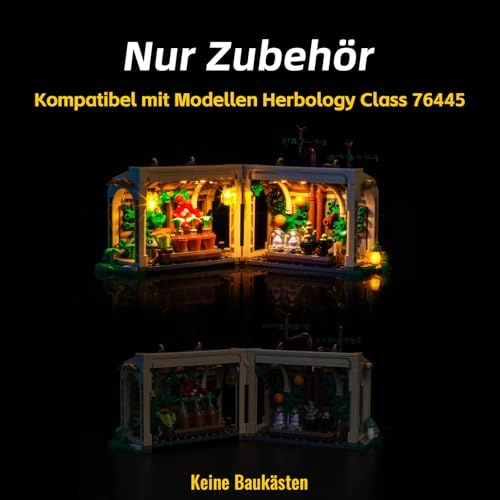 76445 Herbology Class - LED Light Set Compatible with Lego Hogwarts Castle