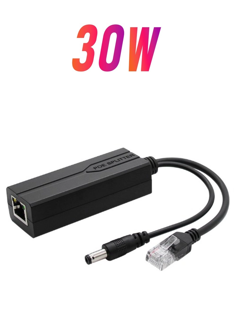 igeekwell Gigabit PoE Splitter - 30 W 37V - 57V IEEE802.3 af & IEEE802.3at 10/100/1000Mbps