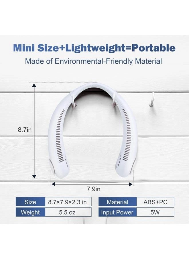 Portable Neck Fan - Personal Mini Cooler Hanging Bladeless