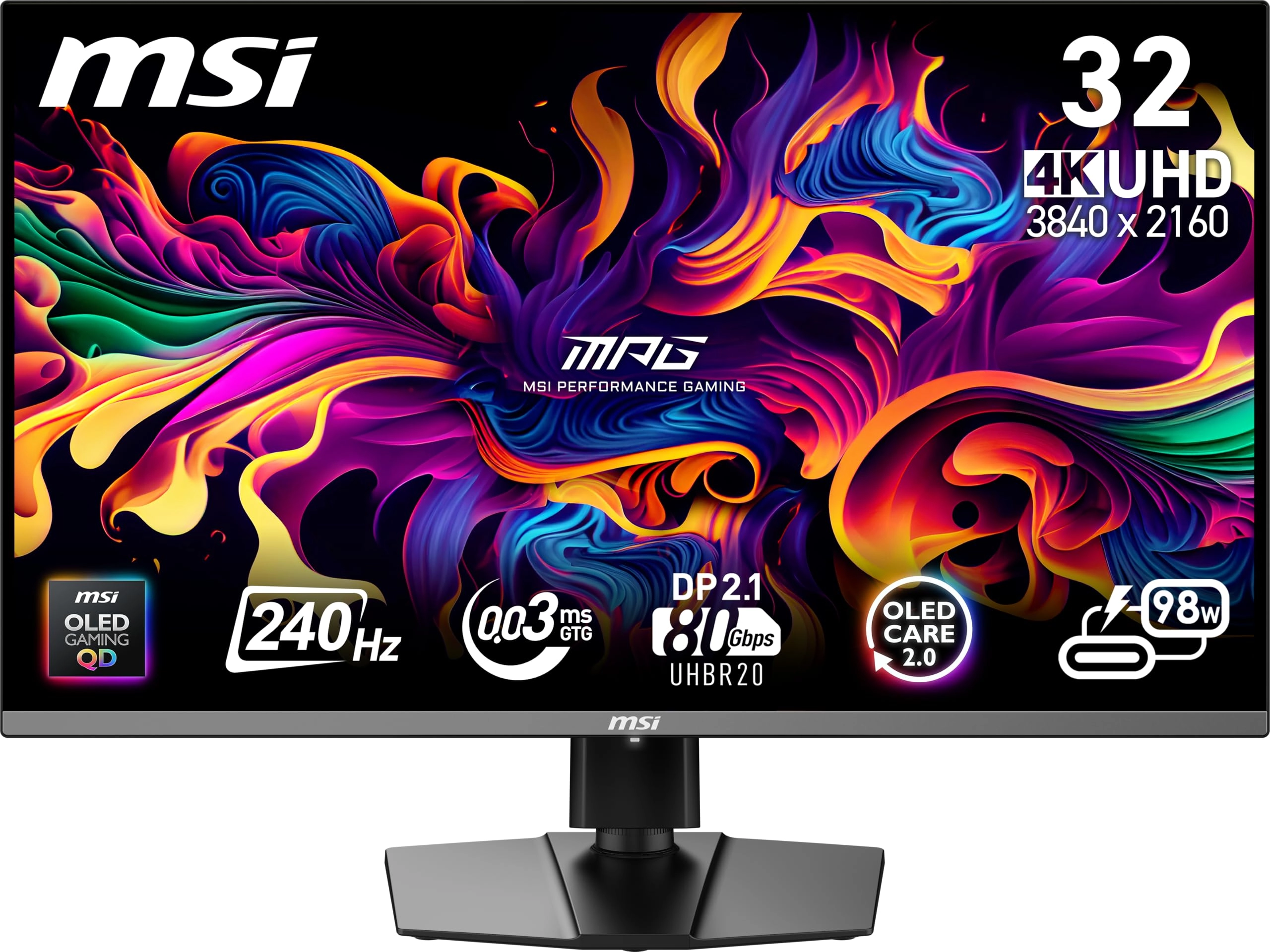 MSI MPG 322URX QD-OLED - 3840x2160 32 Inches