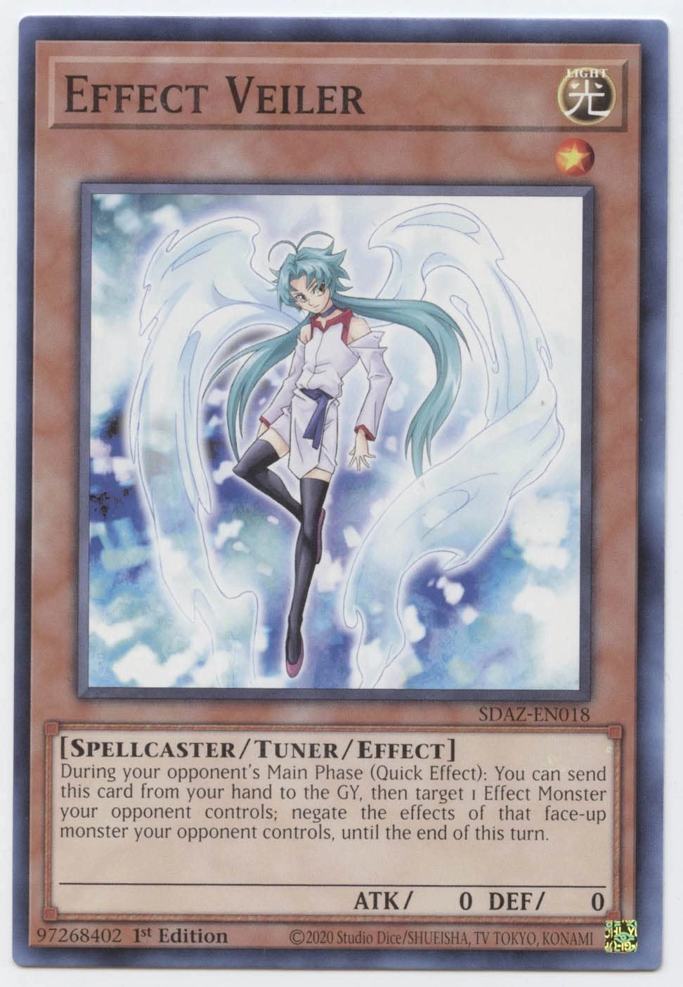 Yu-Gi-Oh! Effect Veiler SDAZ-EN018 - 1st Edition