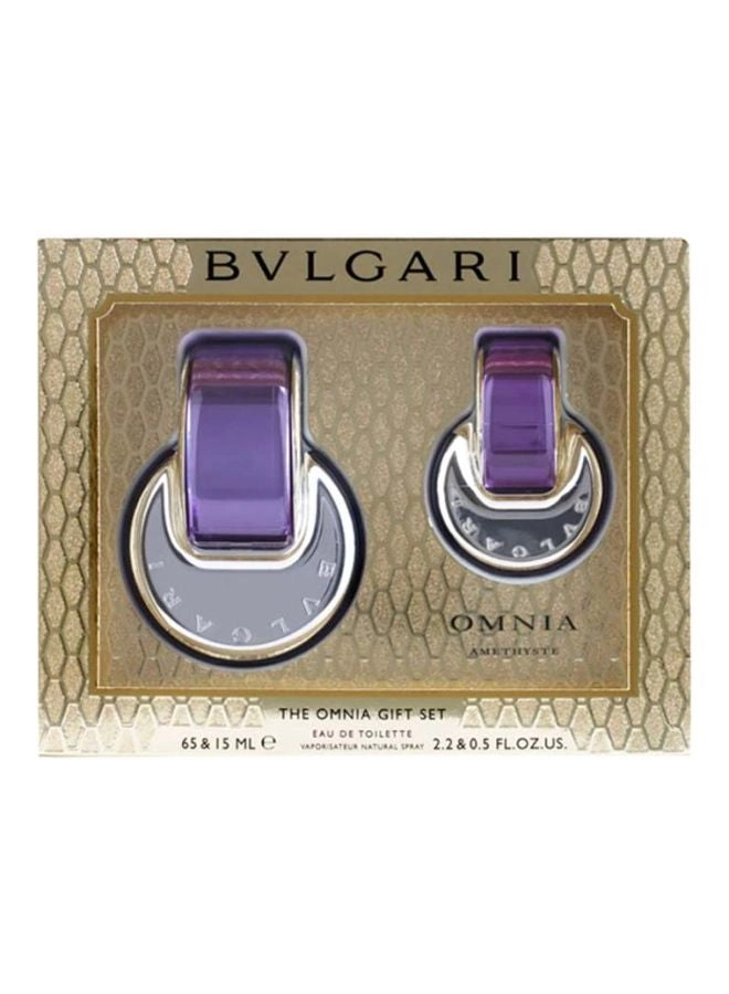 Omnia Amethyste Eau de Toilette 65ml + 15ml Gift Set