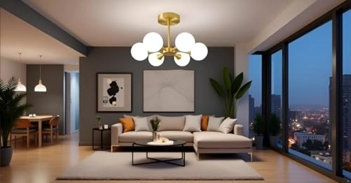 CH08 - Chandelier Electroplated Gold