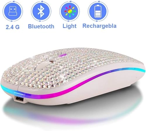 Tri-Mode Bluetooth Mouse - Wireless