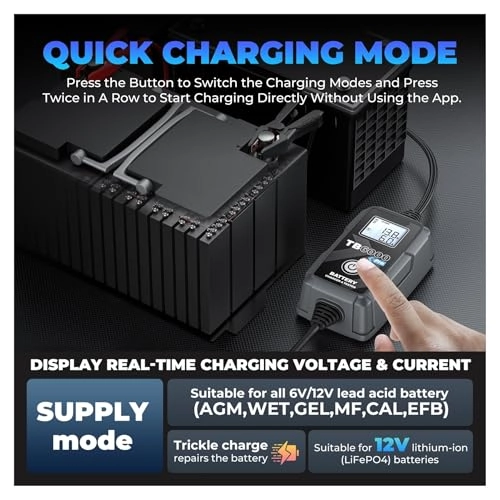 TB6000 Pro - 12V 8A/3A/1A