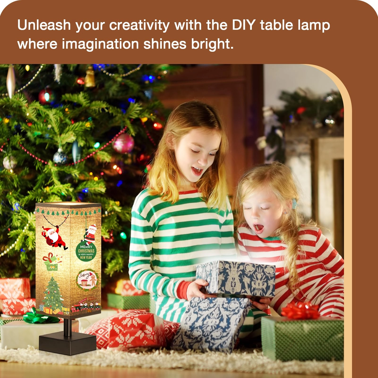 S6-16 - Linen Black Small Table Lamp