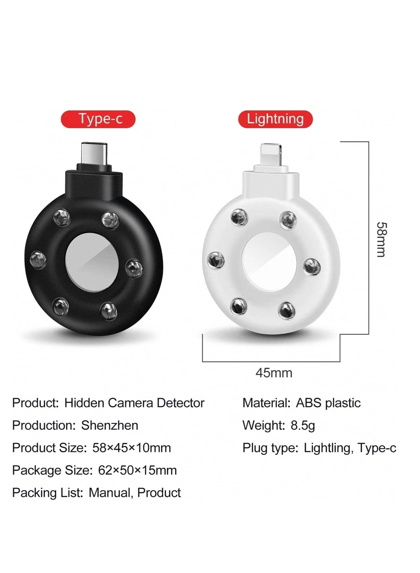 mini spy camera wireless hidden Device detector