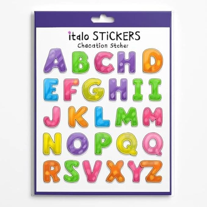 Alphabet Educational Stickers