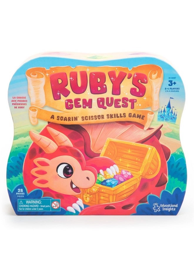 Educational Insights Ruby's Gem Quest Scissor Skills Game - Ages 3+