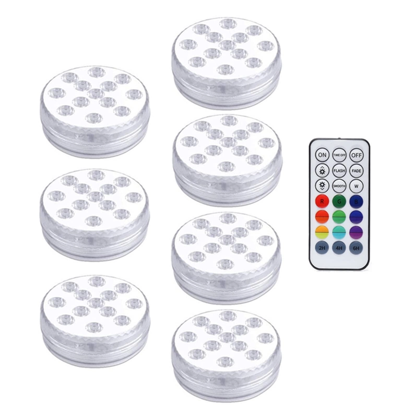 Underwater Submersible LED Lights - 13 LEDs IP68 USB Rechargeable