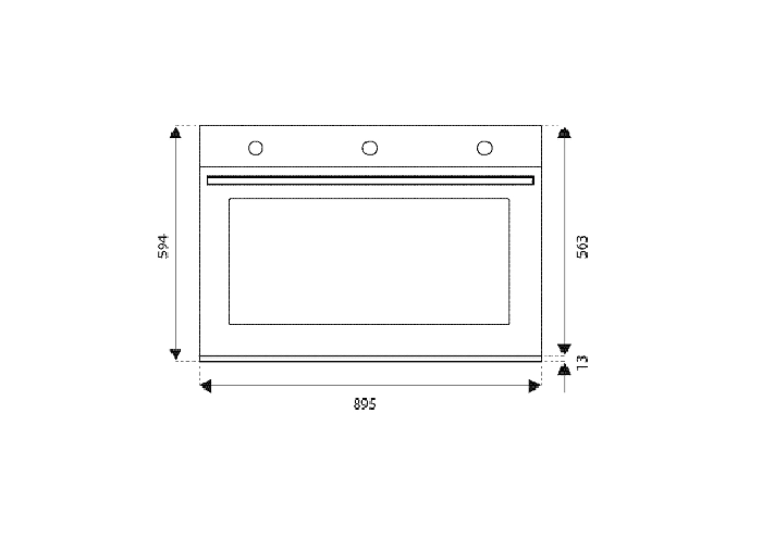 Professional Series F909PROEKX 90cm - electric conventional