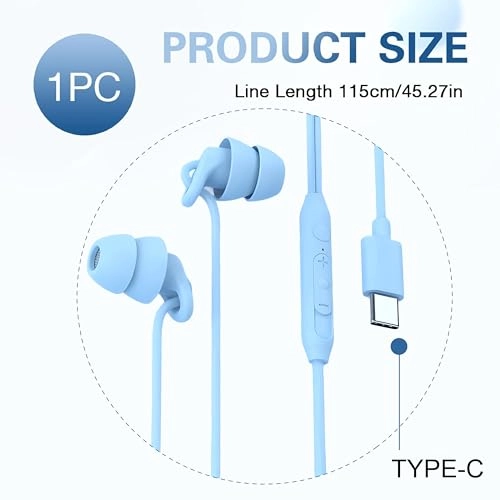 Sleeping Headphones Wired Earbud
