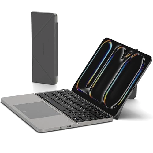MICROPACK Digitally Yours Foldable Bluetooth Keyboard - Touchpad Stand Rechargeable