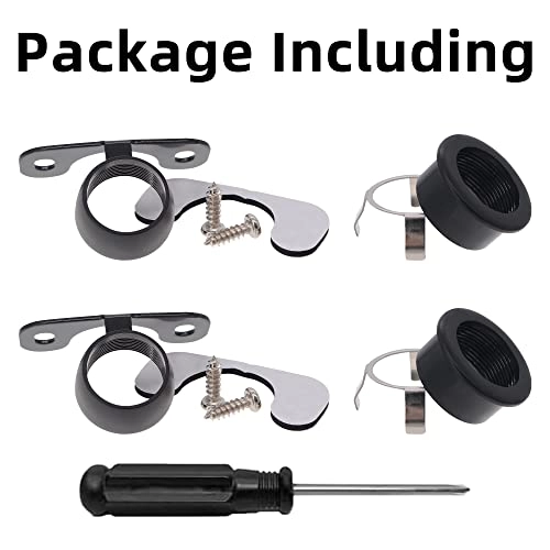 Round Car Rear Camera Mounting Bracket Kit - Butterfly Mount Flush Mount 4 Kits