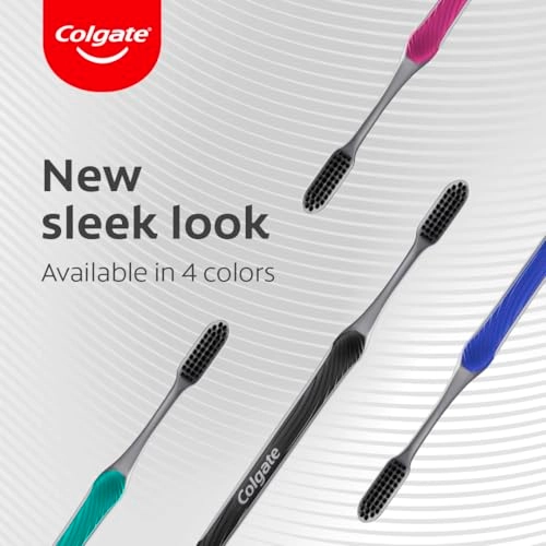 Slim Soft Toothbrush - Charcoal 2-Piece Pack