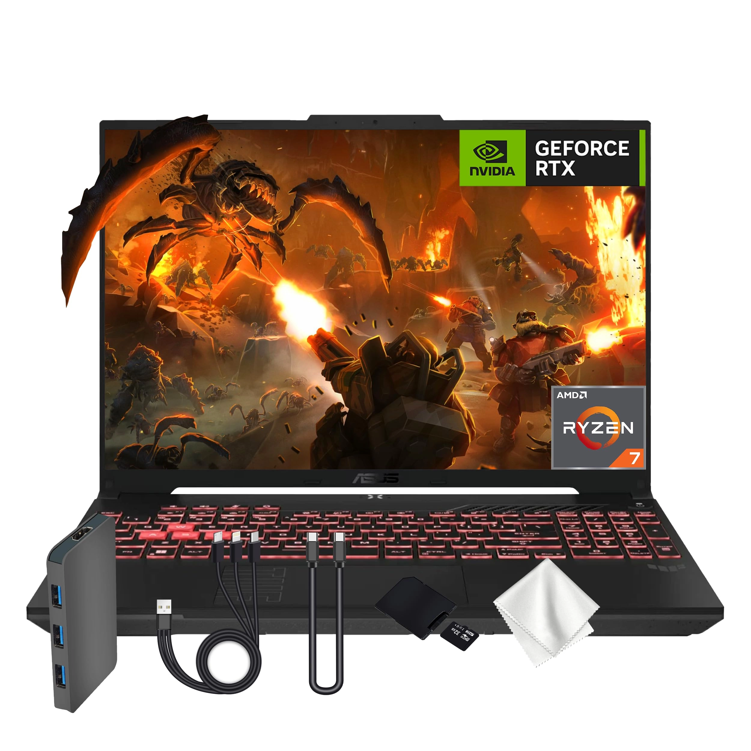 ASUS TUF A16 - 16'' Ryzen 7-7445HS 16GB DDR5 512GB SSD